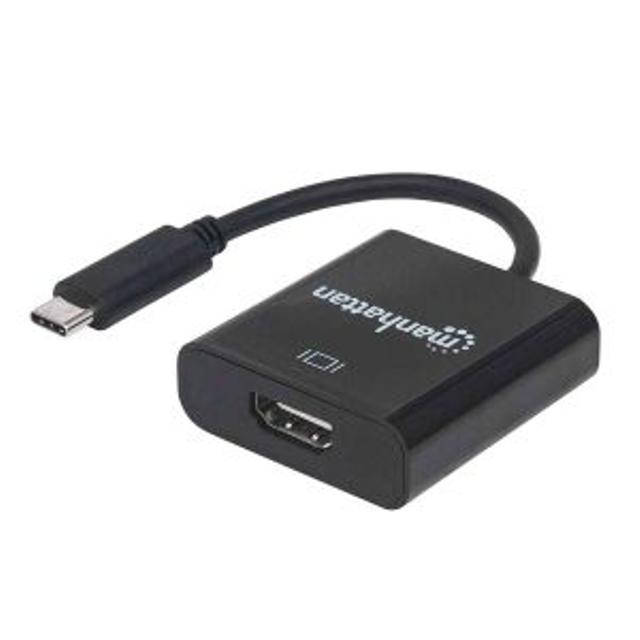 CONVERTIDOR MANHATTAN USB-C 3.1 A HDMI, NEGRO