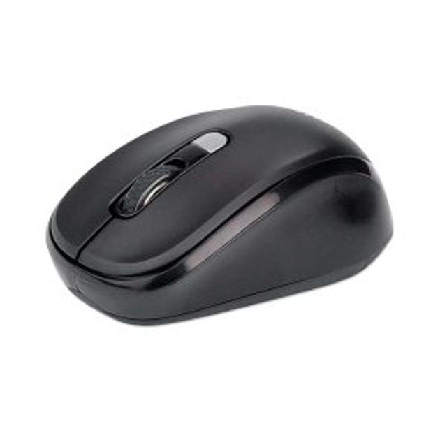 MOUSE PERFORMANCE MANHATTAN INAL.4GHZ, 4 BOTONES, 3 NIV, NEGRO