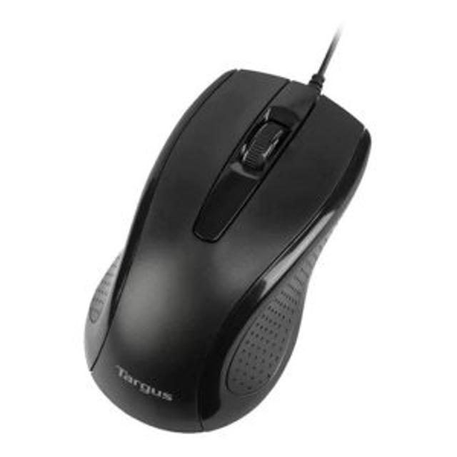 MOUSE TARGUS ALAMBRICO 3 BOTONES USB NEGRO