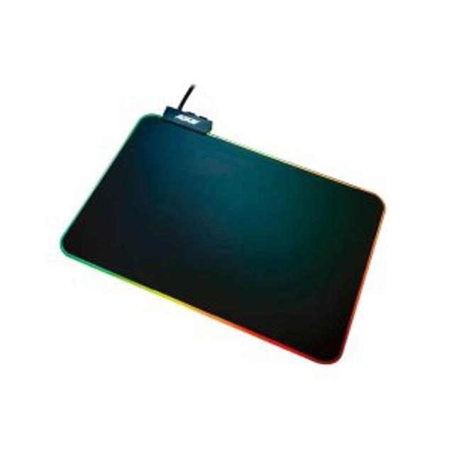 MOUSE PAD AVANTI GAMER XL ILUMINACION RGB – USB – ANTIDERRAMES – NEGRO