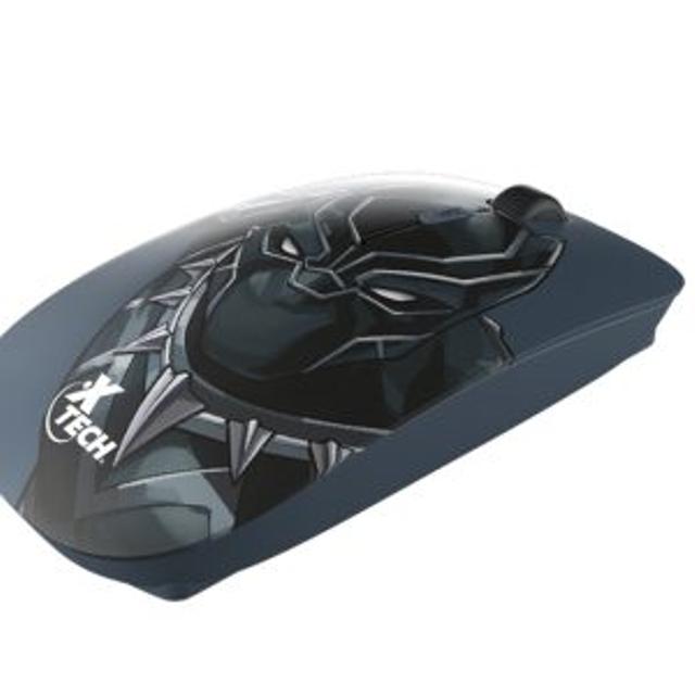 MOUSE XTECH INALAMBRICO BLACK PANTHER USB LC.MARVEL