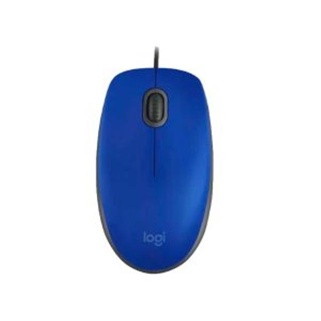 MOUSE LOGITECH ALAMBRICO M110 SILENT AZUL