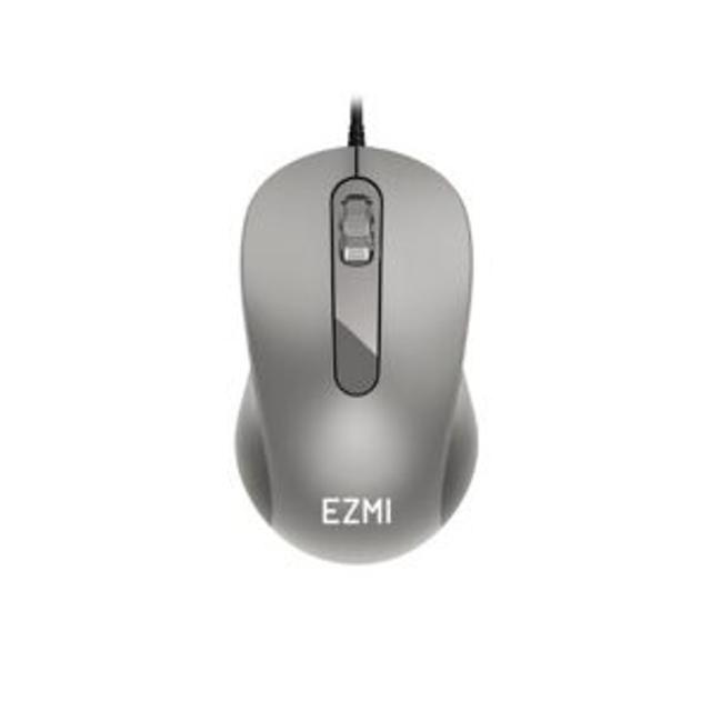 MOUSE OPTICO ALAMBRICO EZMI GRIS