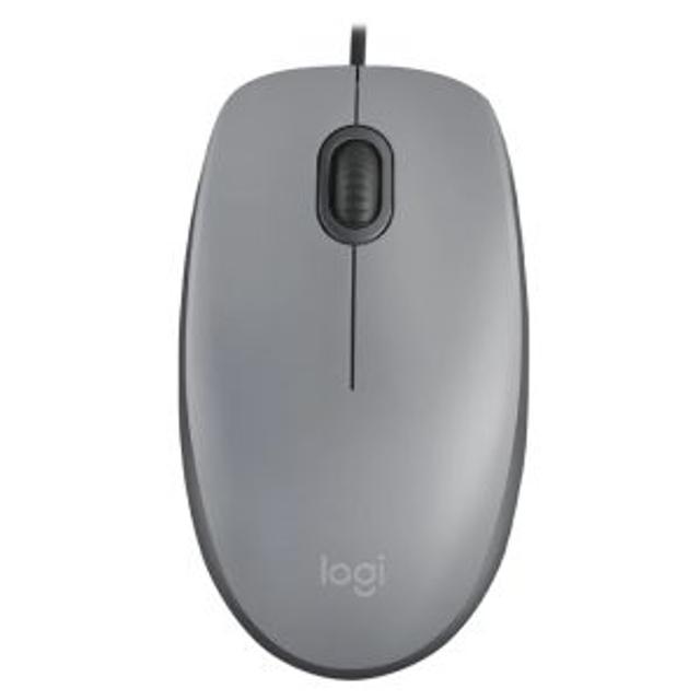 MOUSE LOGITECH ALAMBRICO M110 SILENT GRIS