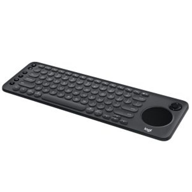 TECLADO LOGITECH INALAMBRICO K600 CON TOUCHPAD PARA SMART TV INCL.2 BATERIAS/USB