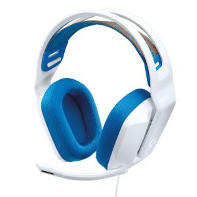 AUDIFONO + MICROFONO LOGITECH ALAMBRICO GAMER G335 – 3.5mm BLANCO