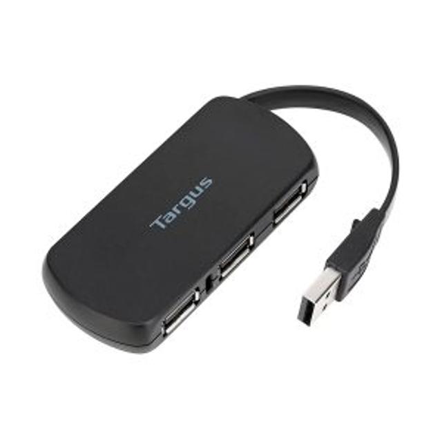 HUB USB 2.0 TARGUS 4-PUERTOS NEGRO