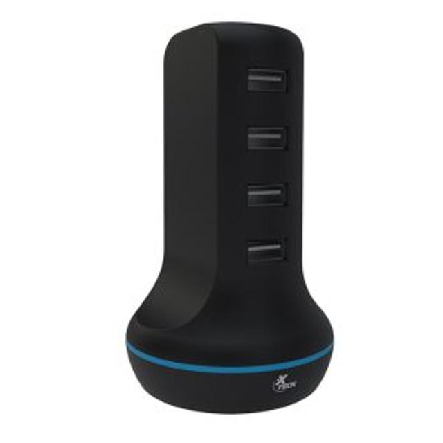 HUB DE CARGA XTECH DE 4 PUERTOS USB