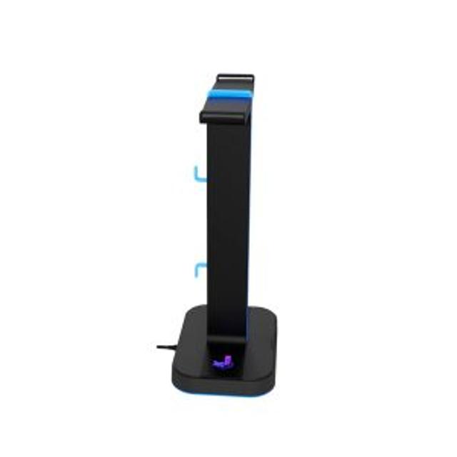 SOPORTE PARA AUDIFONOS XTECH INCLUYE 2 PUERTOS USB – RGB