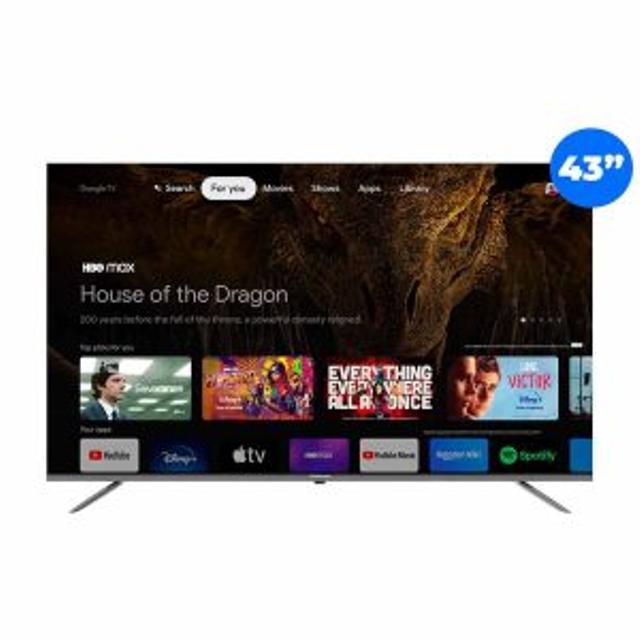 TELEVISOR-TV INDURAMA 43″ LED 4K UHD SMART GOOGLE TV