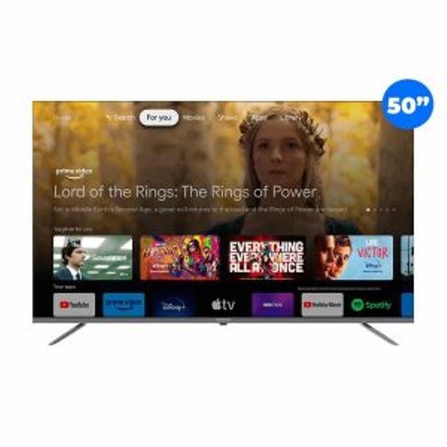 TELEVISOR-TV INDURAMA 50″ QLED 4K UHD SMART GOOGLE TV