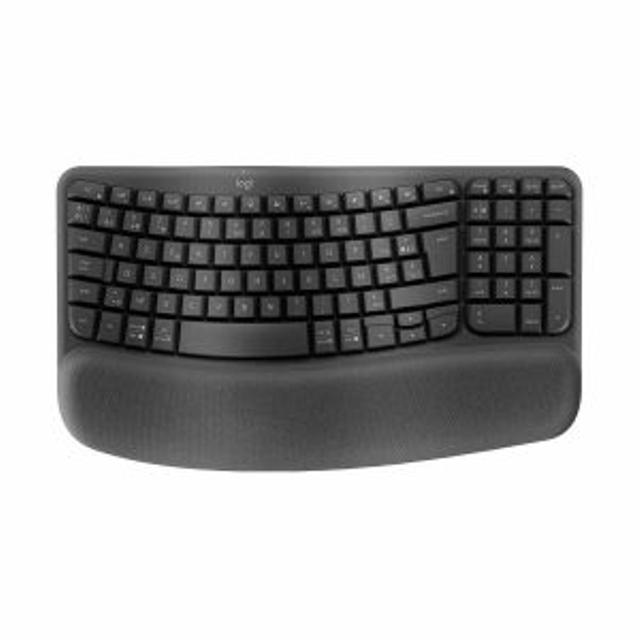 TECLADO INALAMBRICO ERGONOMICO LOGITECH – WAVE KEYS / GRAFITO