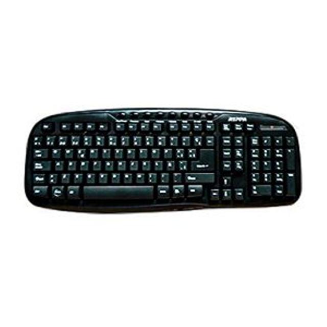 TECLADO RIPPA ALAMBRICO MULTIMEDIA USB NEGRO