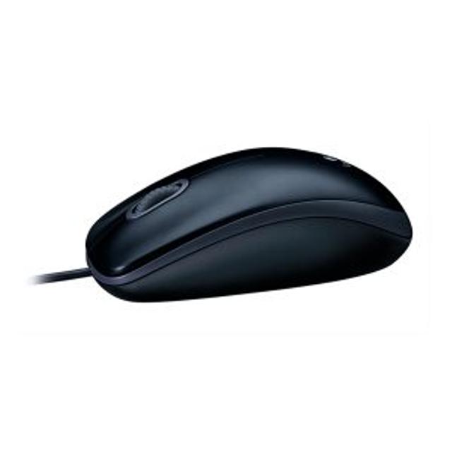 MOUSE LOGITECH ALAMBRICO M100 USB AMBIDIESTRO GRIS/NEGRO