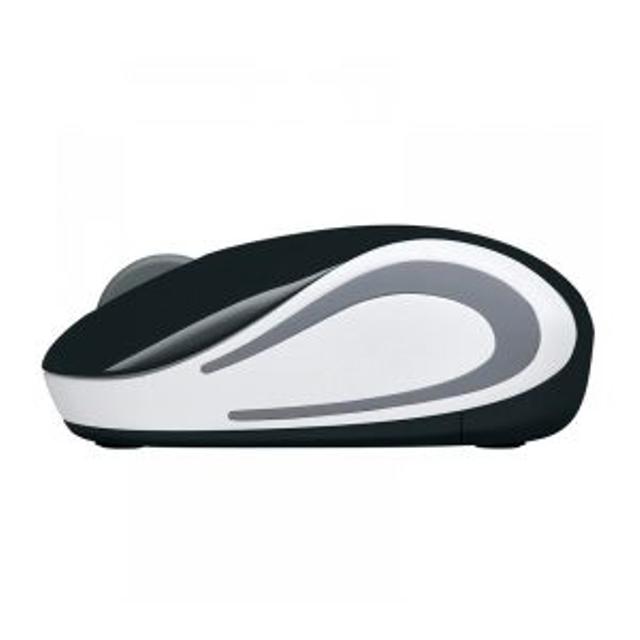 MOUSE LOGITECH INALAMBRICO M187 COLOR NEGRO-BLANCO