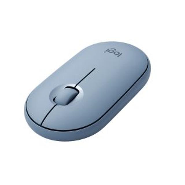 MOUSE LOGITECH INALAMBRICO M350 AZUL GRIS 2.4GHZT