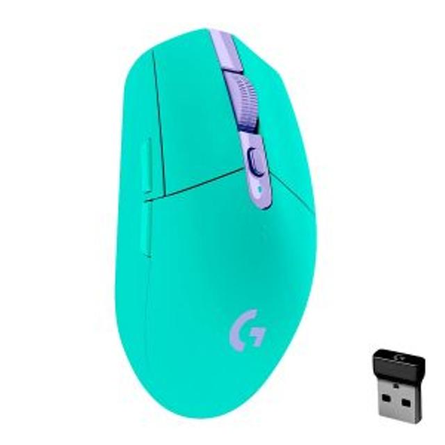 MOUSE LOGITECH INALAMBRICO GAMER G305 LIGHTSPEED 2.4GHZ MENTA