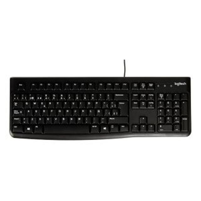 TECLADO LOGITECH ALAMBRICO K120 USB ANTIDERRAME NEGRO