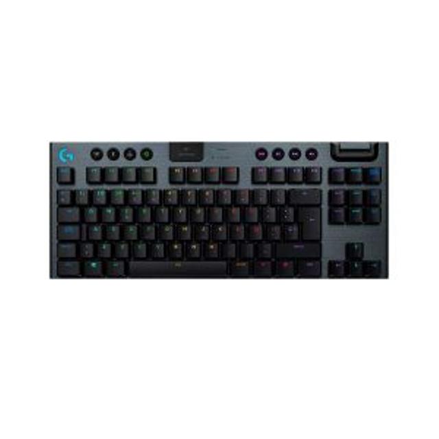 TECLADO LOGITECH INALAMBRICO GAMER G915 TKL LIGHTSPEED MECANICO BLUETOOTH / RGB / MULTIM