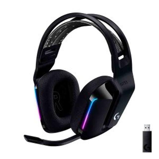 AUDIFONO + MICROFONO LOGITECH INALAMBRICO GAMER G733 LIGHTSPEED RGB USB NEGRO