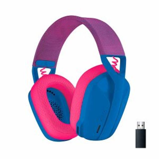 AUDIFONO + MICROFONO LOGITECH INALAMBRICO GAMER G435 LIGHTSPEED BLUETOOTH AZUL