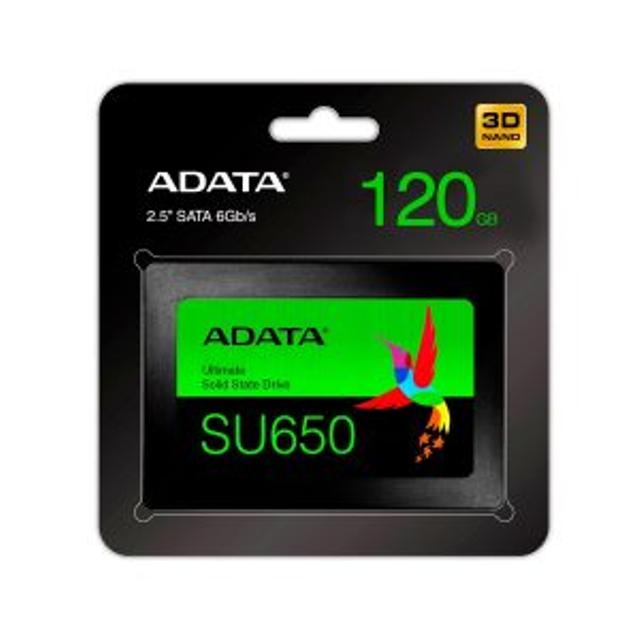 DISCO SOLIDO SSD INT ADATA 120GB SU650 ULTIMATE / SATA 2.5″