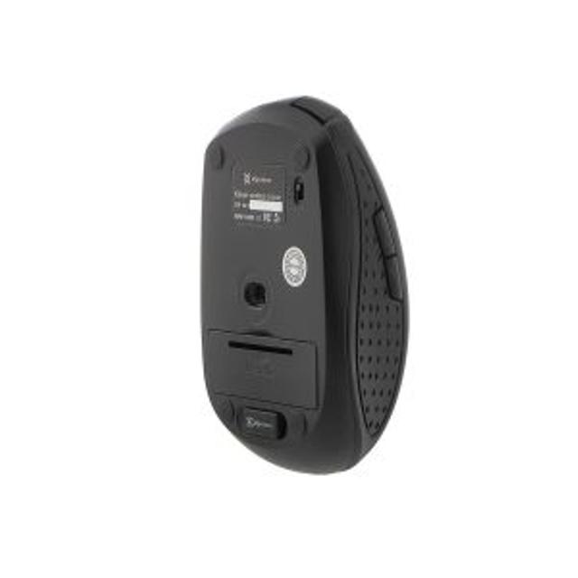 MOUSE KLIP XTREME INALAMBRICO ERGONOMICO 6 BOT. NANO USB – NEGRO