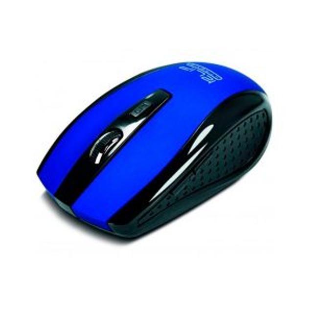 MOUSE KLIP XTREME INALAMBRICO ERGONOMICO 6 BOT. NANO USB – AZUL