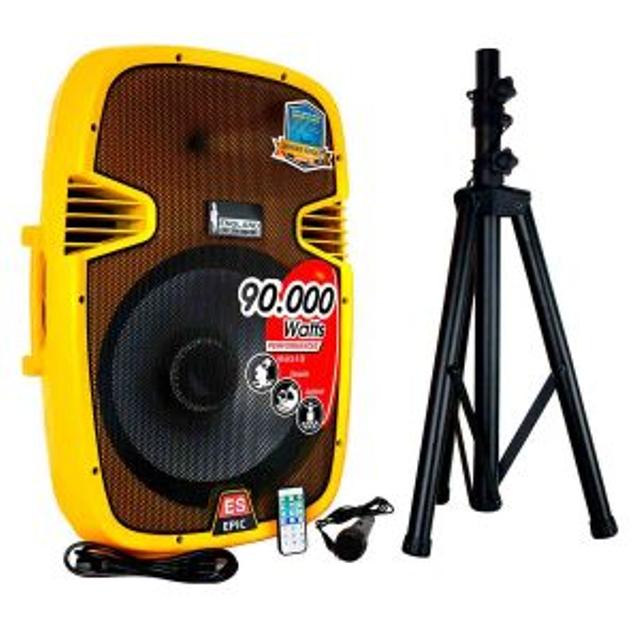 PARLANTE AMPLIFICADO ENGLAND SOUND 15″ 90.000w – AMARILLO