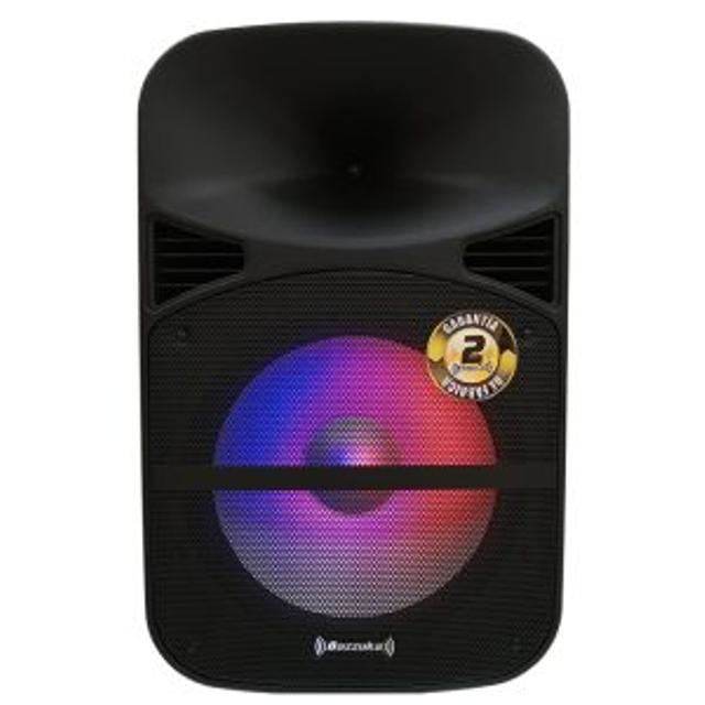 PARLANTE AMPLIFICADO BAZZUKA 15″ 60,000w PMPO – BLUETOOTH – FM – USB